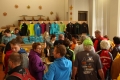 21.05.2016, xkvx, Crosslauf, Startnummerausgabe Oberhof - 44. GutsMuths-Rennsteiglauf, v.l. Sportler / Laeufer / Wanderer holen Ihre Startunterlagen bzw. Startnummern im Haus des Gastes in Oberhof ab