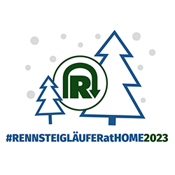 Bild: Logo RENNSTEIGLÄUFERatHOME 2023